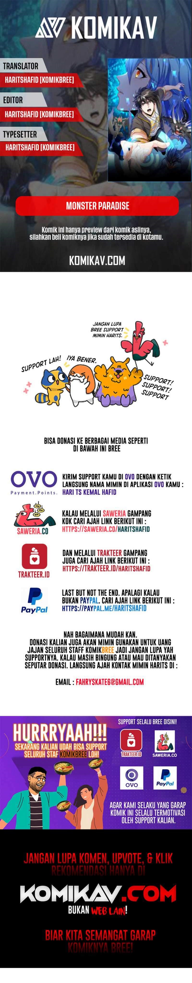 Monster Paradise Chapter 00.1 Bahasa Indonesia