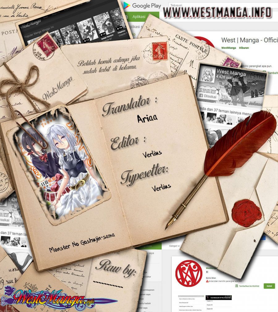Monster no Goshujin-sama Chapter 28 Bahasa Indonesia