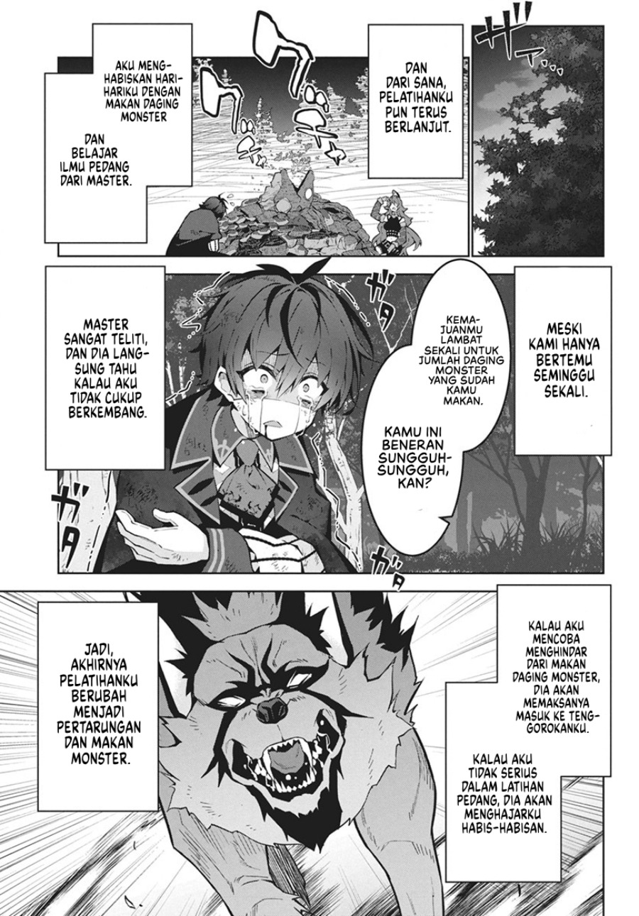 Monster no Niku wo Kutte Itara Oui no Tsuita Ken Chapter 01 Bahasa Indonesia