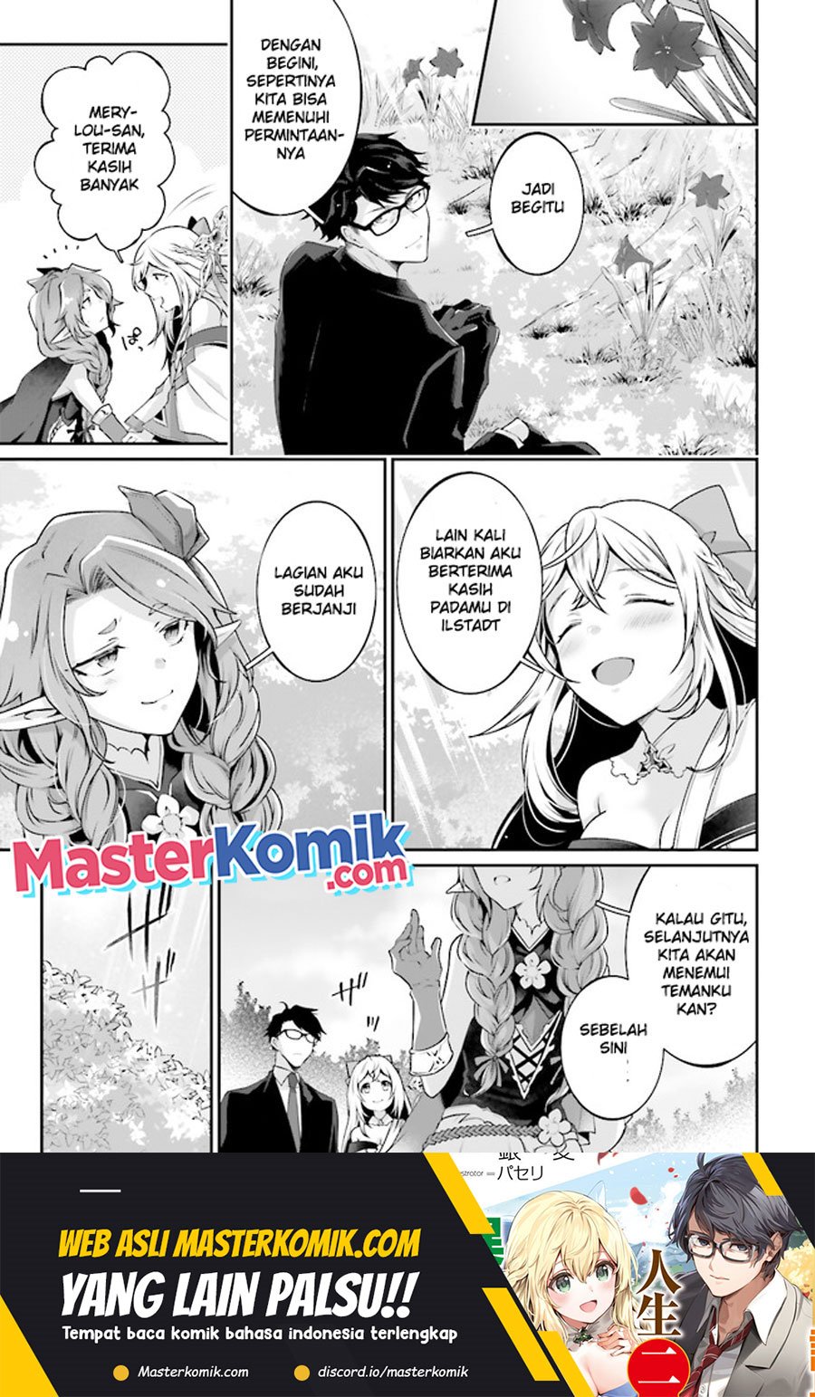 Moto Isekai Tenisha Datta Kachou no Ojisan Chapter 04.2 Bahasa Indonesia