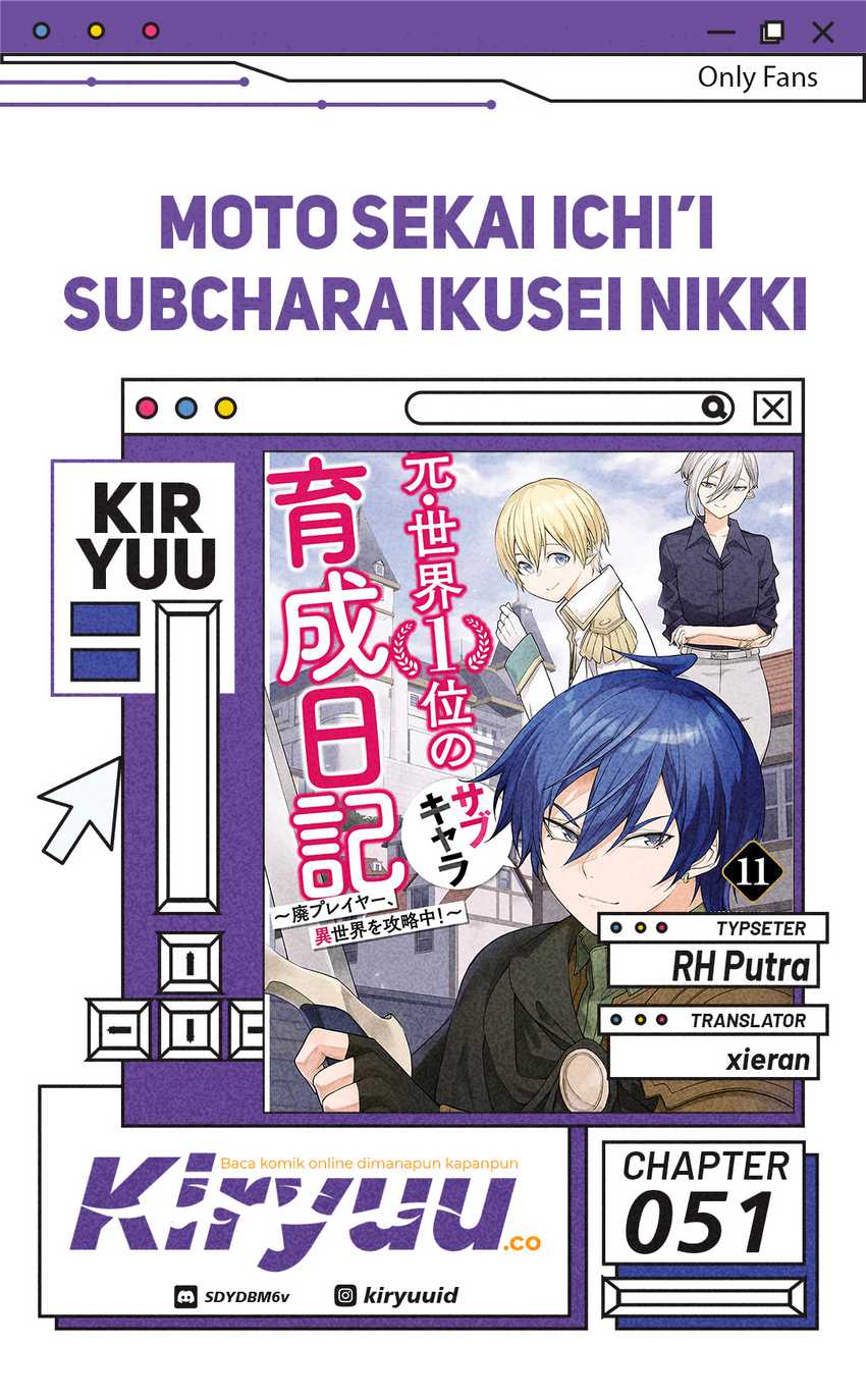 Moto Sekai Ichi’i Subchara Ikusei Nikki: Hai Player Isekai wo Kouryakuchuu! chapter 51