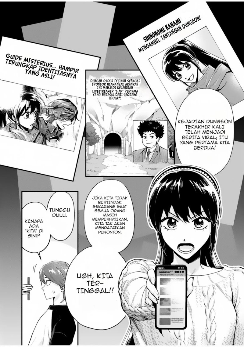 Moto Saikyou Kouryakusha, Nozomanu Dungeon Haishin de Musou shite Shimasu Chapter 02 Bahasa Indonesia