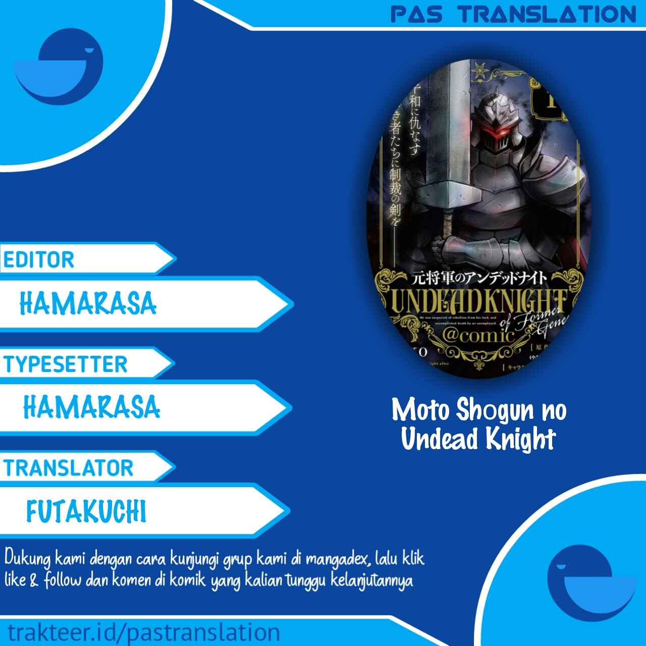 Moto Shogun no Undead Knight Chapter 01 Bahasa Indonesia