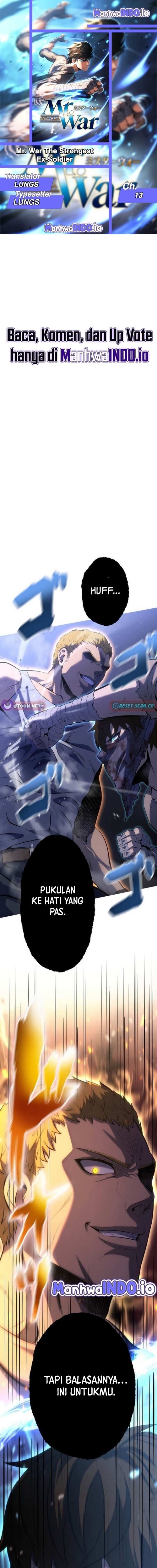 Mr. War꞉ The Strongest Ex-Soldier chapter 13