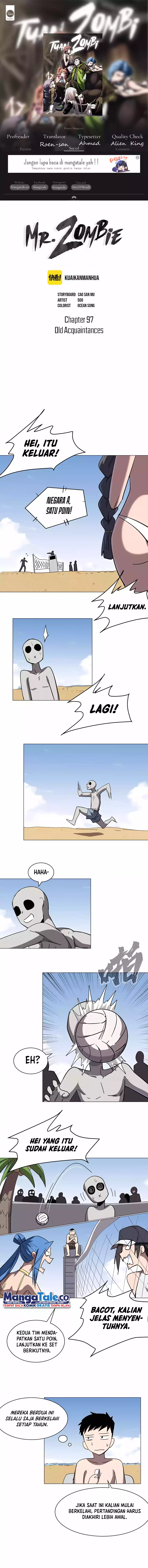Mr. Zombie Chapter 97 Bahasa Indonesia
