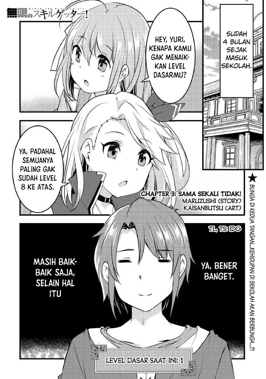 Mugen no Skill Getter! Chapter 03 Bahasa Indonesia