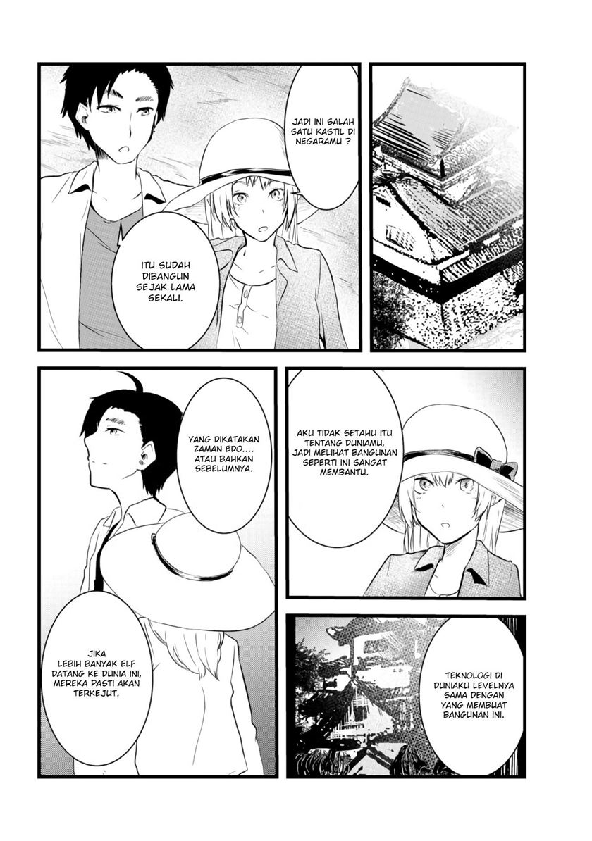 Mujintou De Elf to Kyoudou Seikatsu Chapter 03.2 Bahasa Indonesia