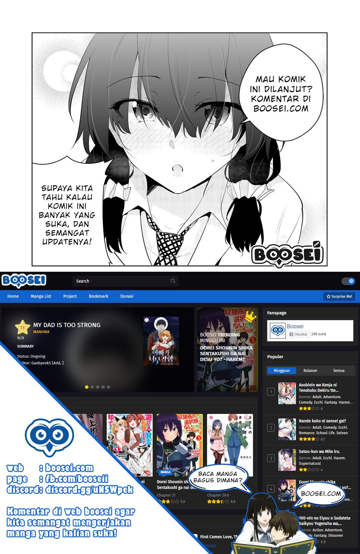 Mujintou De Elf to Kyoudou Seikatsu Chapter 03.2 Bahasa Indonesia