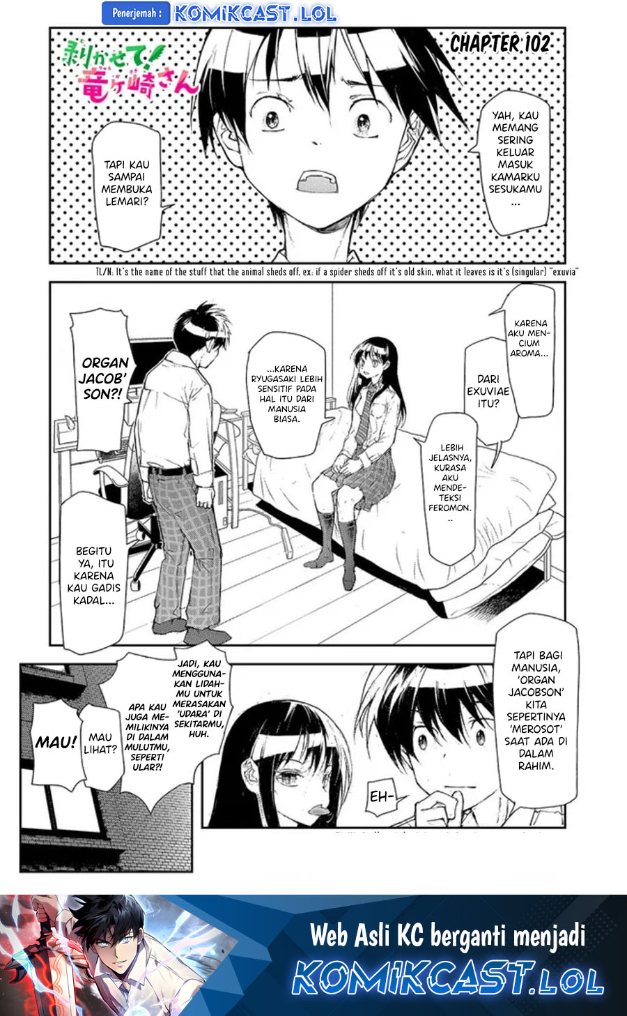 Mukasete! Ryugasaki-san Chapter 102 Bahasa Indonesia