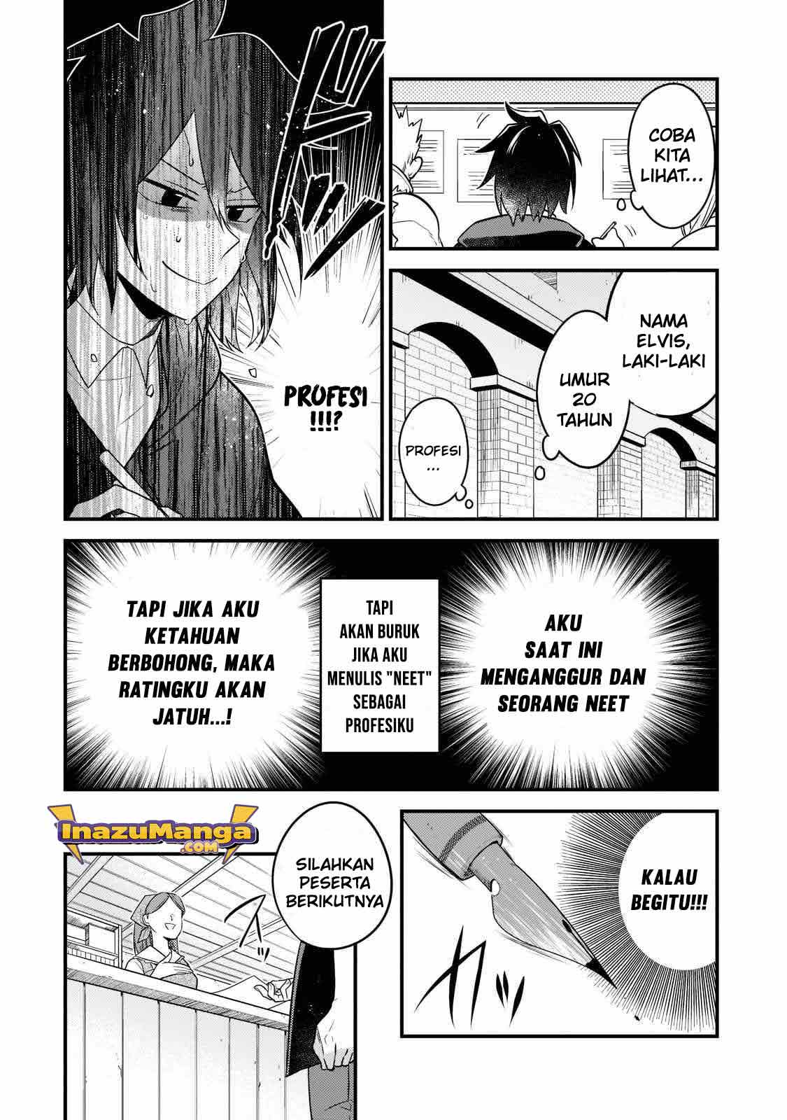 Mukiryoku Neet na Moto Shindou, Boukensha ni naru chapter 2