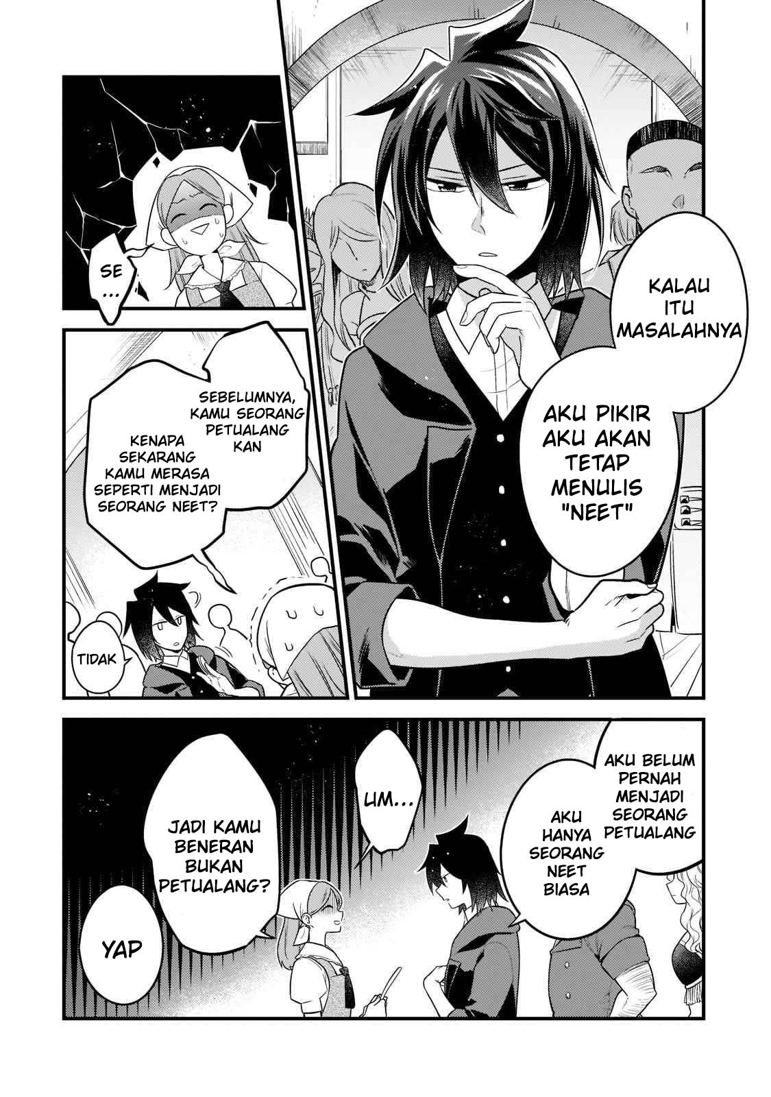 Mukiryoku Neet na Moto Shindou, Boukensha ni naru chapter 2