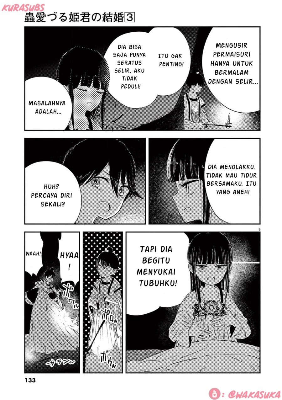 Mushi Mezuru Himegimi no Kekkon chapter 22