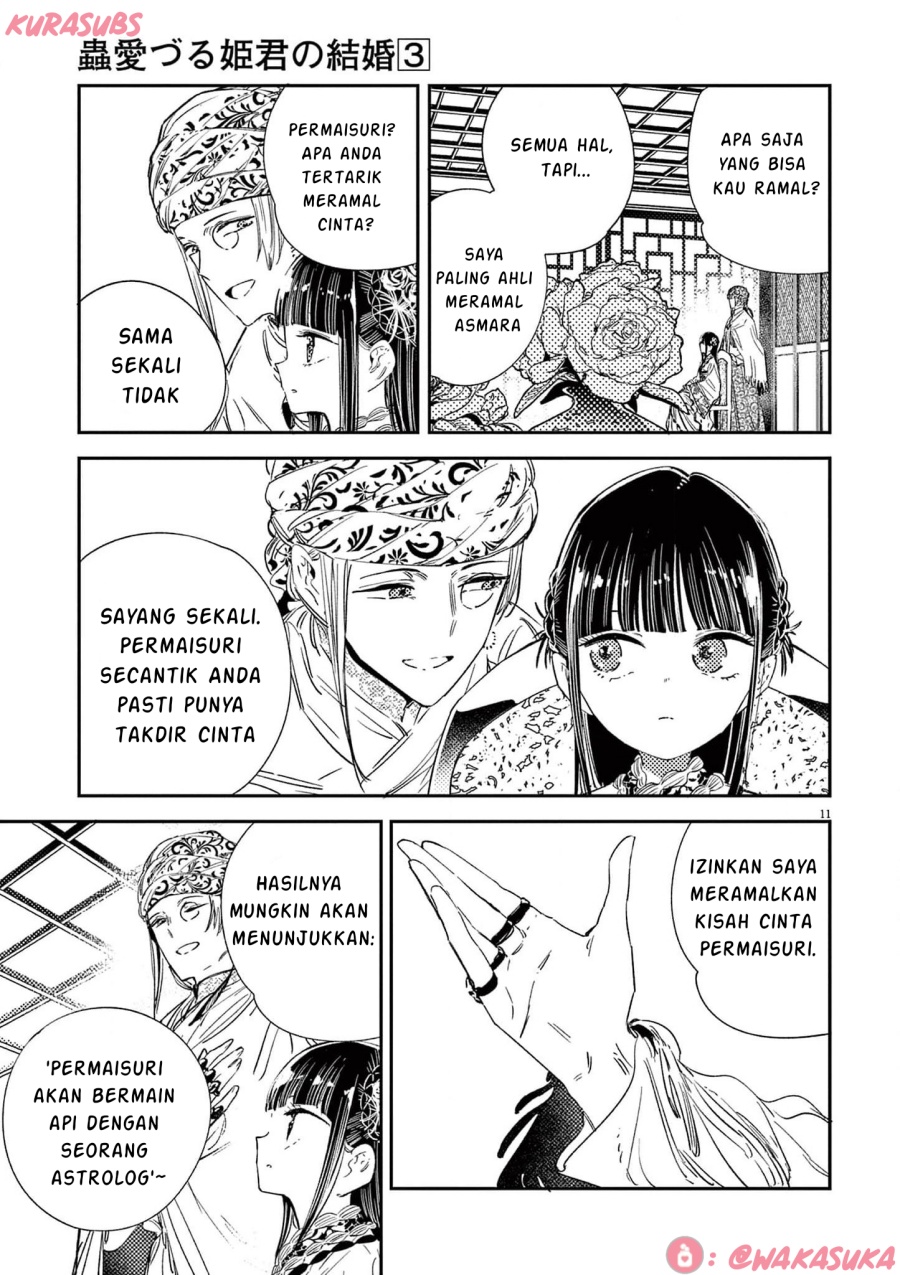 Mushi Mezuru Himegimi no Kekkon chapter 23