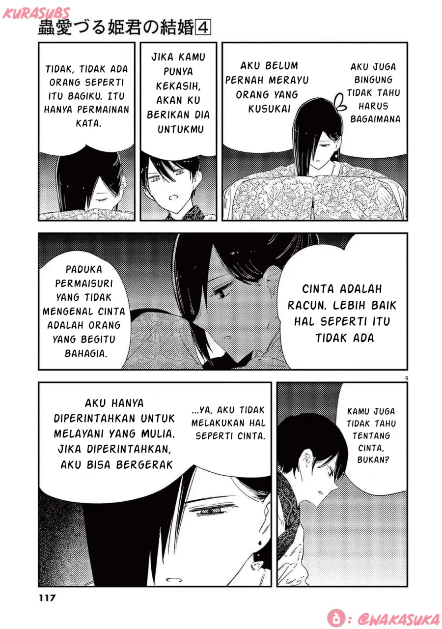 Mushi Mezuru Himegimi no Kekkon chapter 30