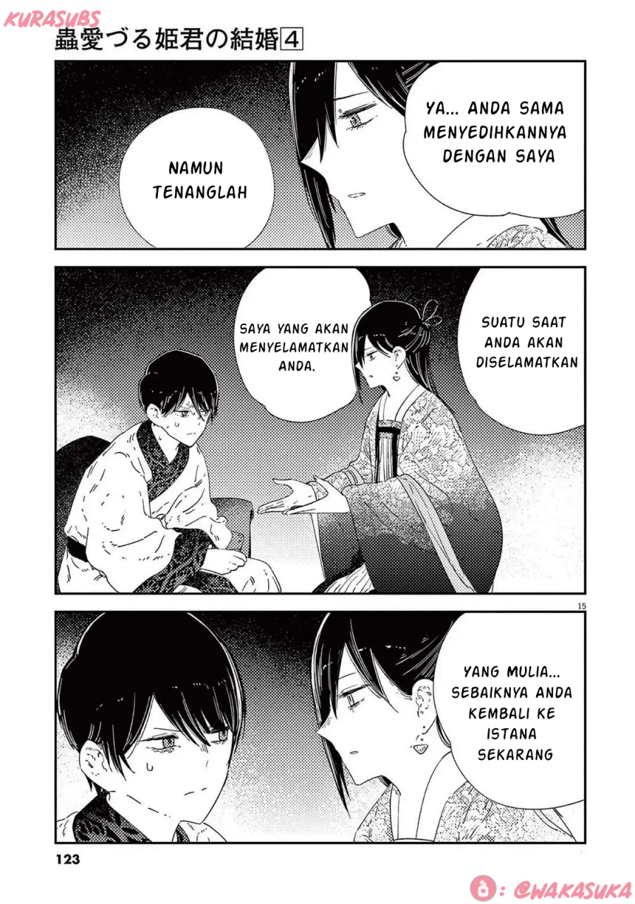 Mushi Mezuru Himegimi no Kekkon chapter 30