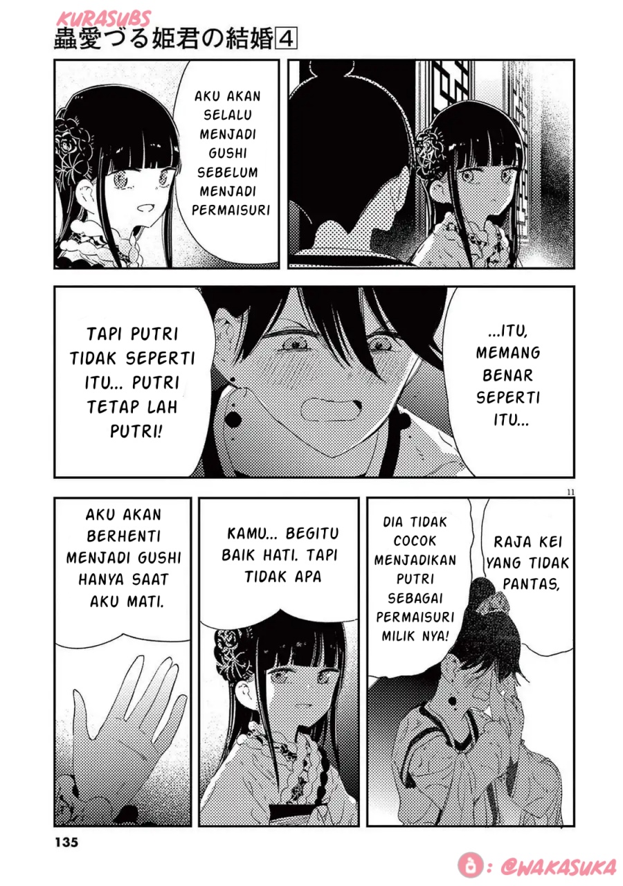 Mushi Mezuru Himegimi no Kekkon chapter 31