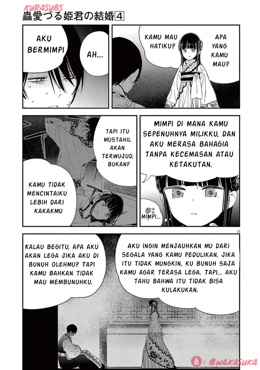 Mushi Mezuru Himegimi no Kekkon chapter 31