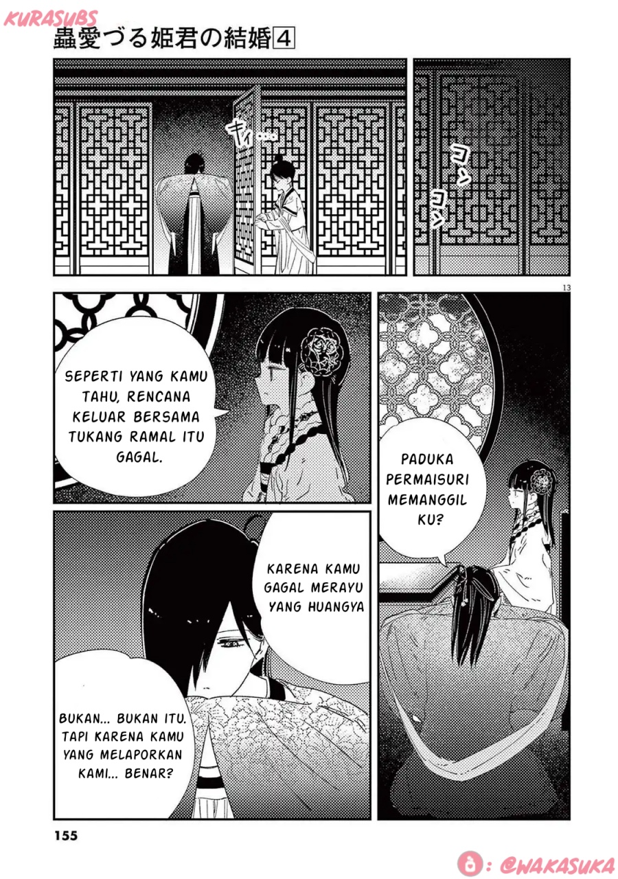 Mushi Mezuru Himegimi no Kekkon chapter 32