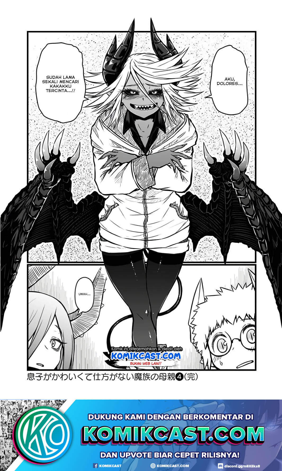 Musuko ga Kawaikute Shikataganai Mazoku no Hahaoya Chapter 94 Bahasa Indonesia