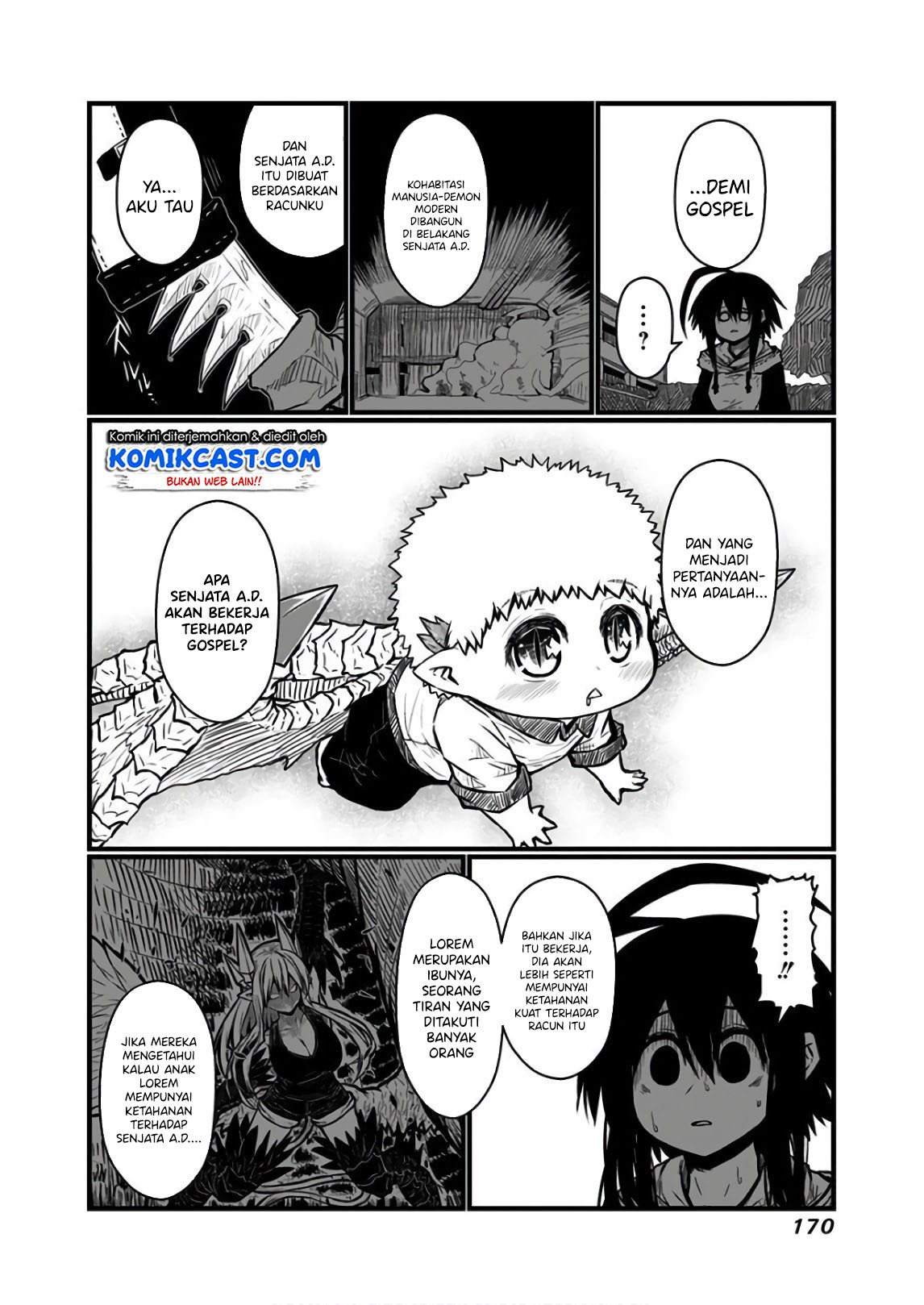 Musuko ga Kawaikute Shikataganai Mazoku no Hahaoya Chapter 119 Bahasa Indonesia