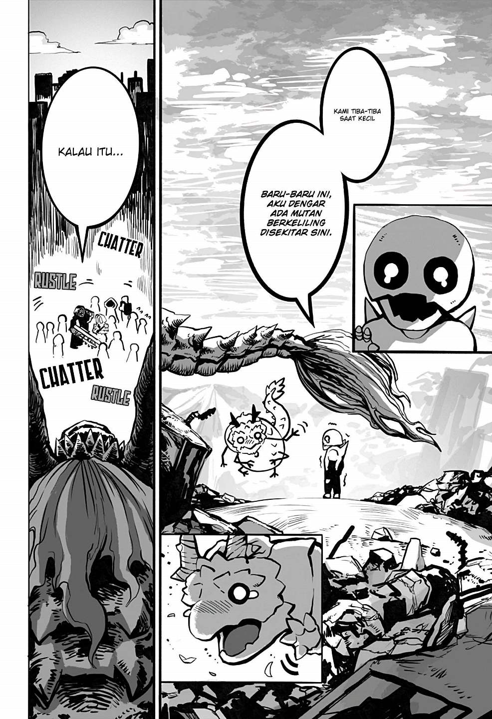 Mutant wa Ningen no Kanojo to Kisu ga Shitai Chapter 08 Bahasa Indonesia