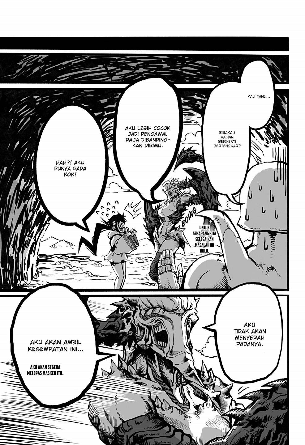 Mutant wa Ningen no Kanojo to Kisu ga Shitai Chapter 08 Bahasa Indonesia