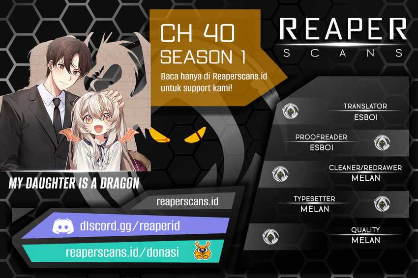 My Daughter Is a Dragon! Chapter 40 Bahasa Indonesia