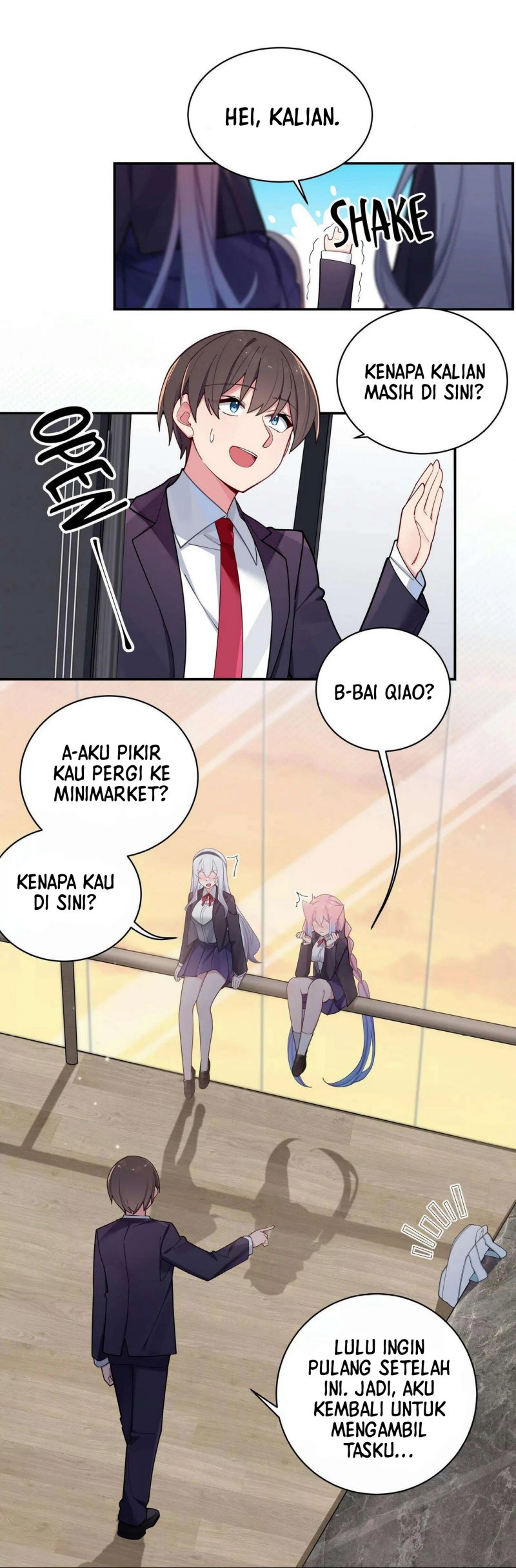 My Fake Girlfriends are Using Me As a Shield Chapter 55 Bahasa Indonesia
