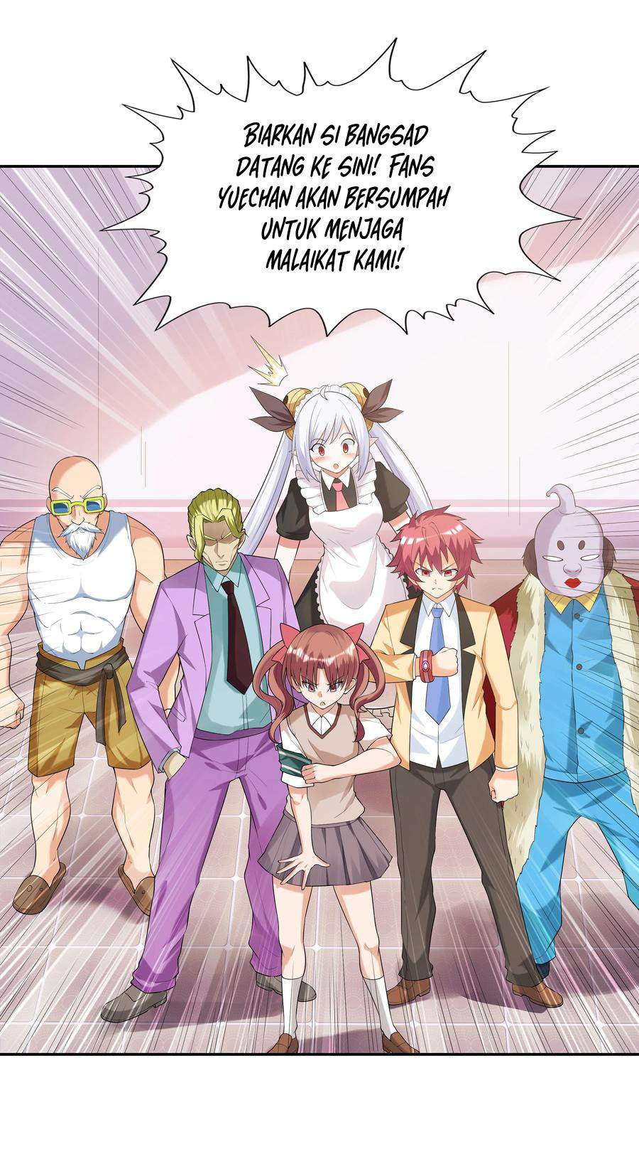 My Harem Is Entirely Female Demon Villains Chapter 15 Bahasa Indonesia