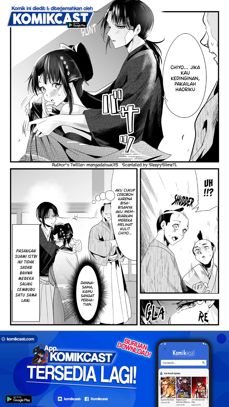 My New Wife Is Forcing Herself to Smile Chapter 35 Bahasa Indonesia
