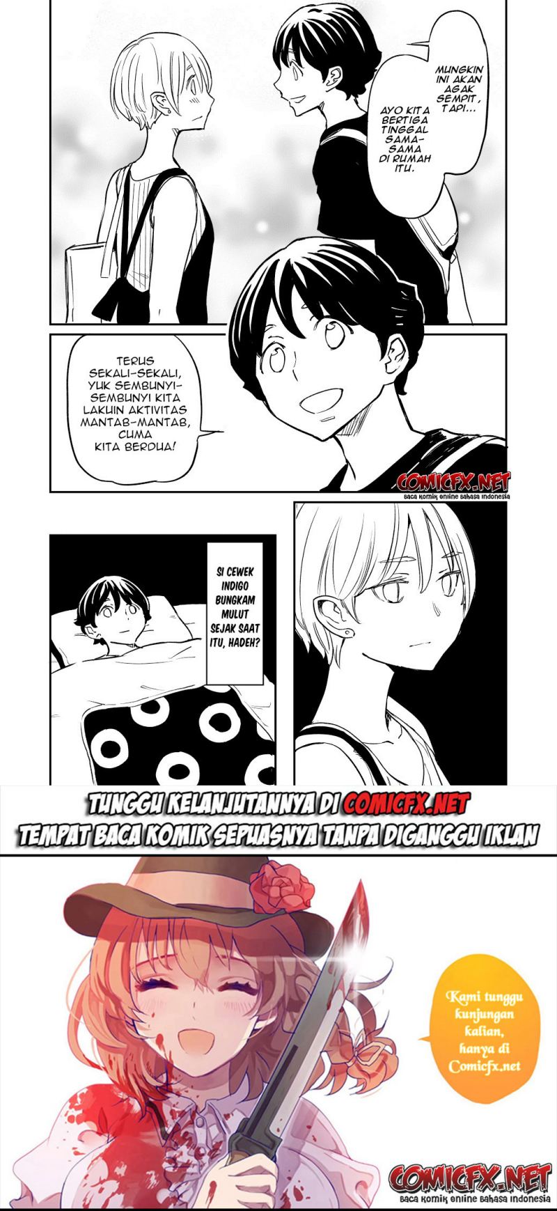 My Roommate Isn’t From This World Chapter 48 Bahasa Indonesia