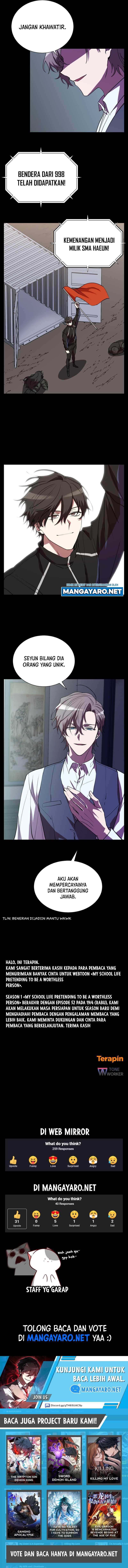 My School Life Pretending to Be a Worthless Person chapter 52