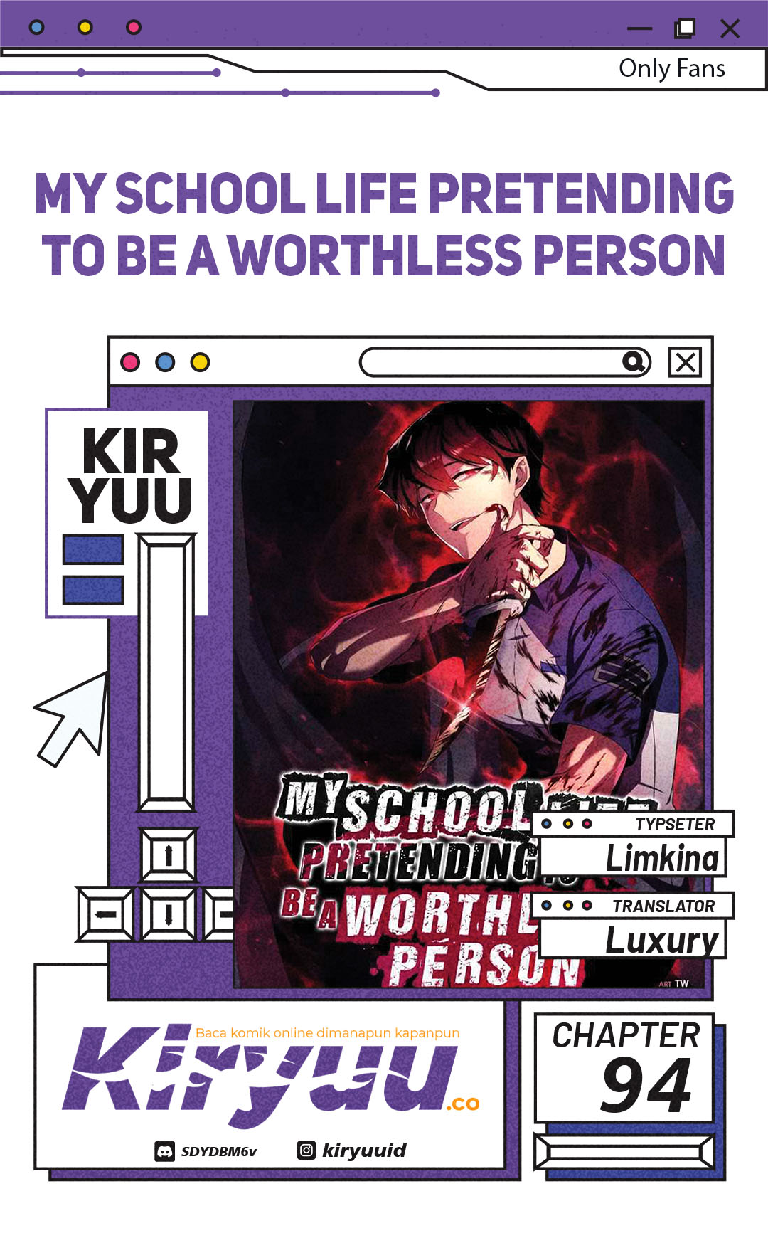 My School Life Pretending to Be a Worthless Person Chapter 94 Bahasa Indonesia