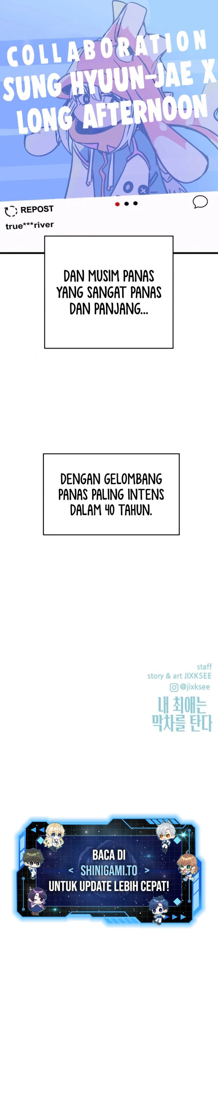 My Bias Gets on the Last Train Chapter 55 Bahasa Indonesia