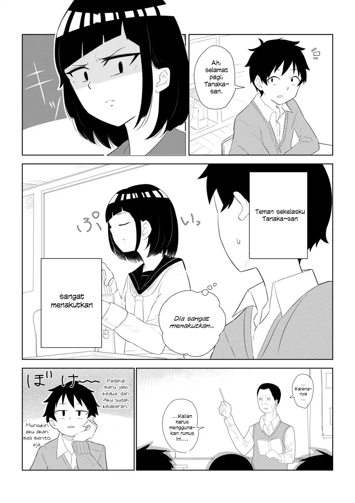 My Classmate Tanaka-san is Super Scary Chapter 02 Bahasa Indonesia