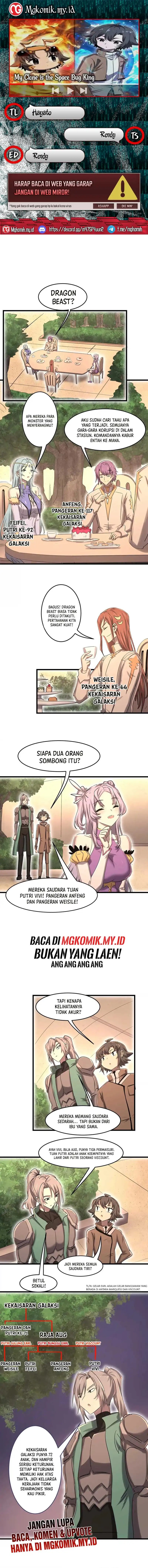 My Clone is the Space Bug King chapter 60