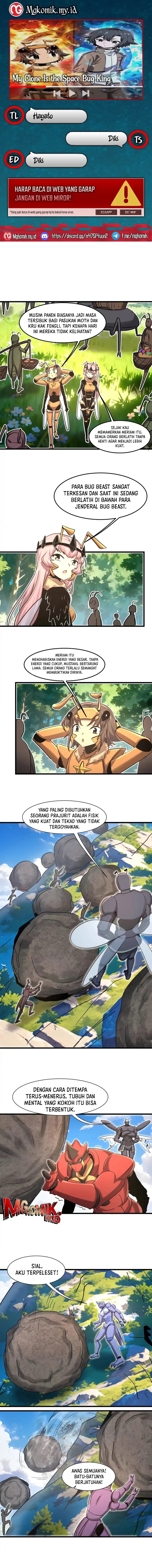 My Clone is the Space Bug King Chapter 65 Bahasa Indonesia