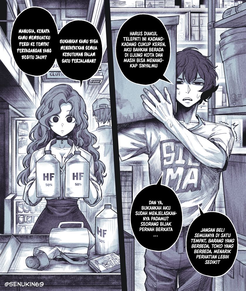 My Co-worker Is an Eldritch X! Chapter 04 Bahasa Indonesia