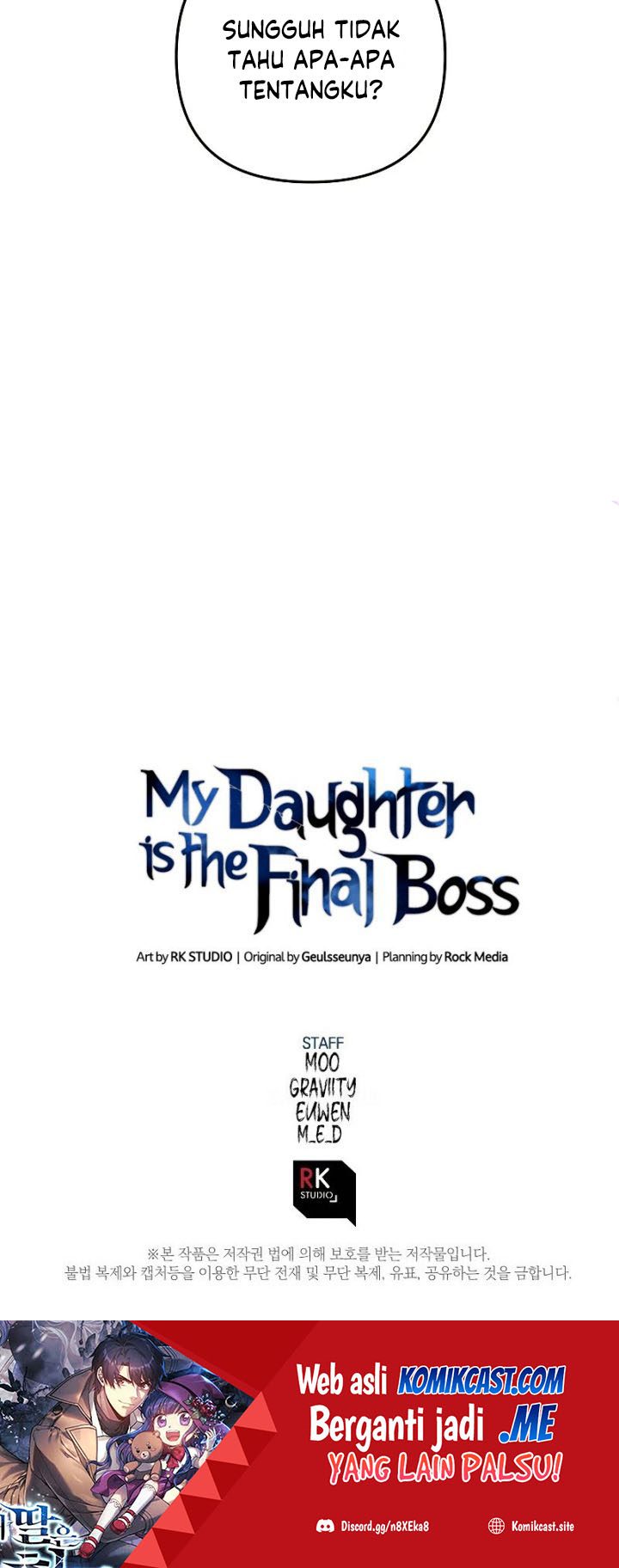 My Daughter is the Final Boss chapter 43
