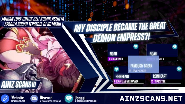 My Disciple Became The Great Demon Empress?! chapter 8