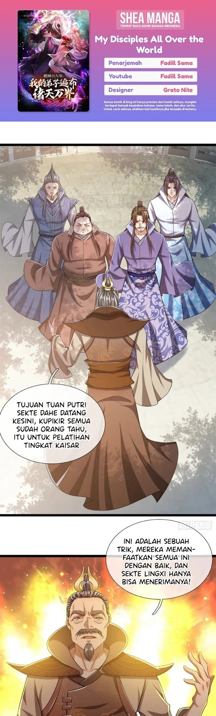 My Disciples All Over The World Chapter 48 Bahasa Indonesia