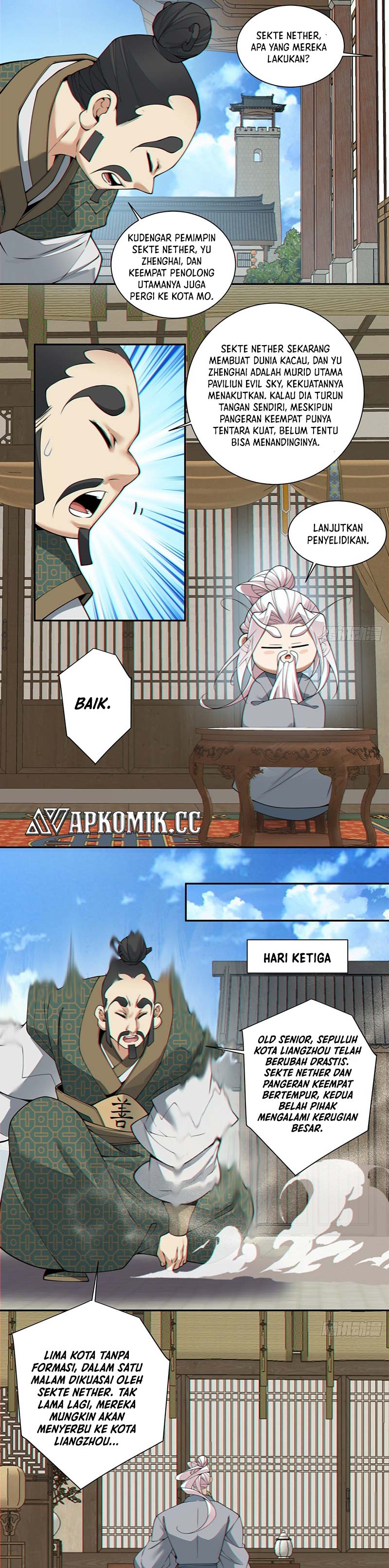 My Disciples Are All Big Villains Chapter 385 Bahasa Indonesia