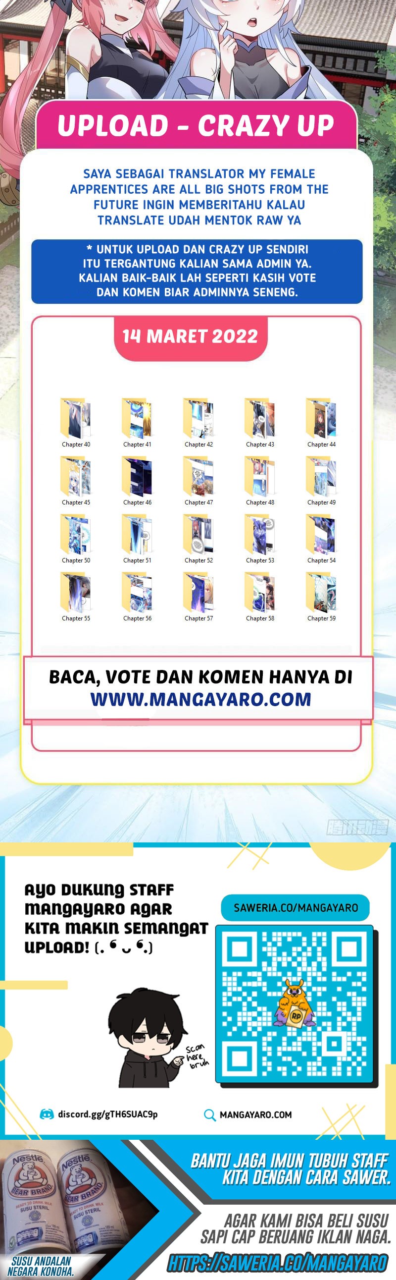 My Female Apprentices Are All Big Shots From the Future Chapter 33 Bahasa Indonesia