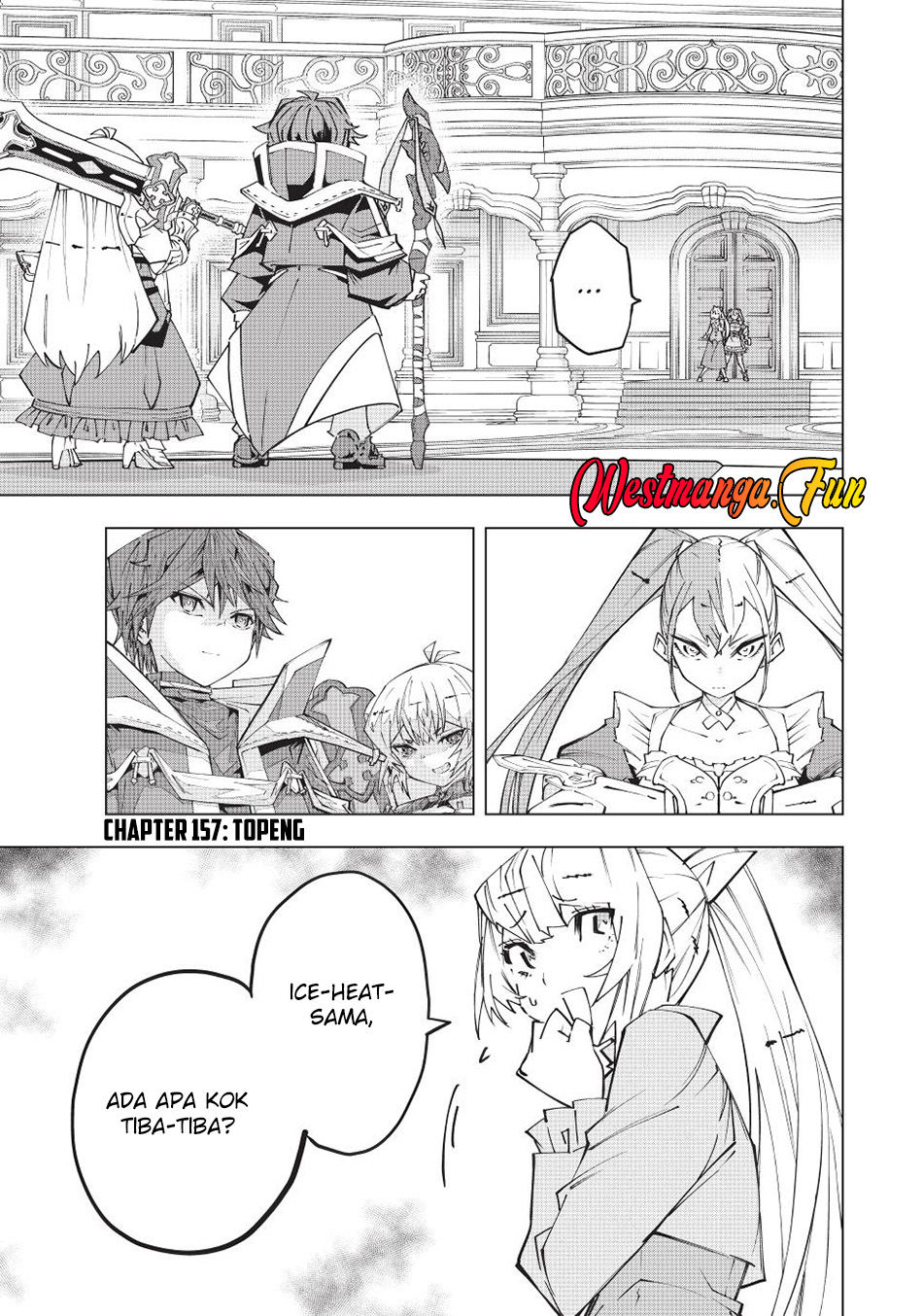 My Gift LVL 9999 Unlimited Gacha Chapter 157 Bahasa Indonesia