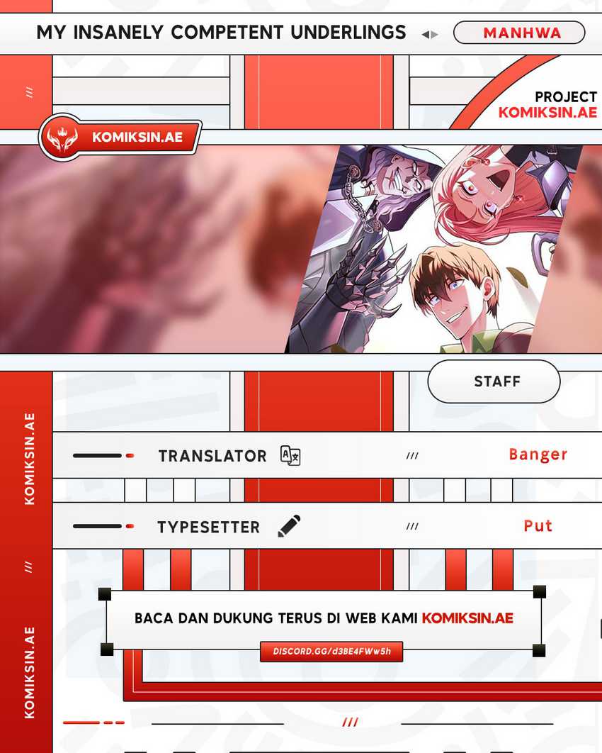 My Insanely Competent Underlings Chapter 80 Bahasa Indonesia