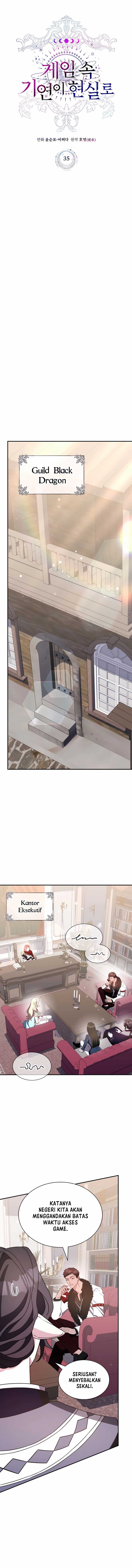 My Lucky Encounter From the Game Turned Into Reality Chapter 35 Bahasa Indonesia