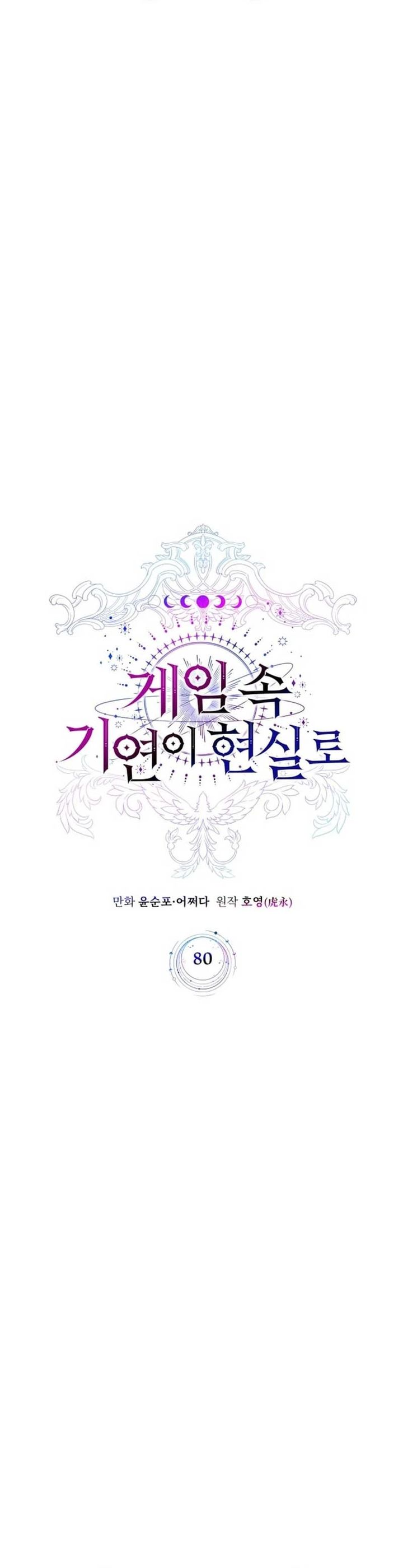 My Lucky Encounter From the Game Turned Into Reality chapter 80