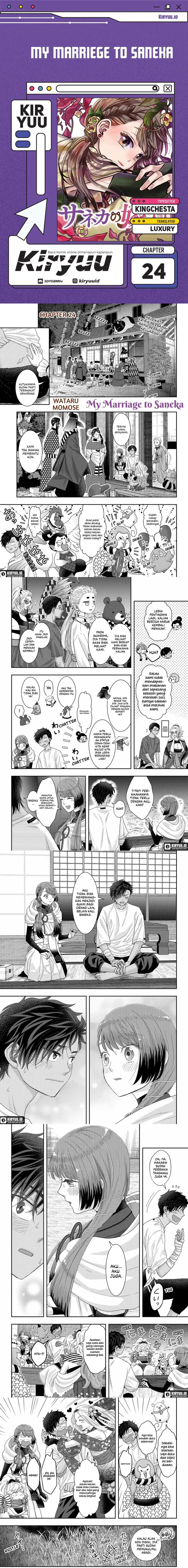 My Marriage to Saneka Chapter 24 Bahasa Indonesia