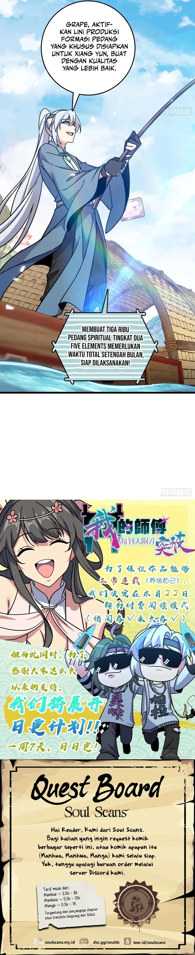 My Master Only Breaks Through Every Time the Limit Is Reached Chapter 118 Bahasa Indonesia