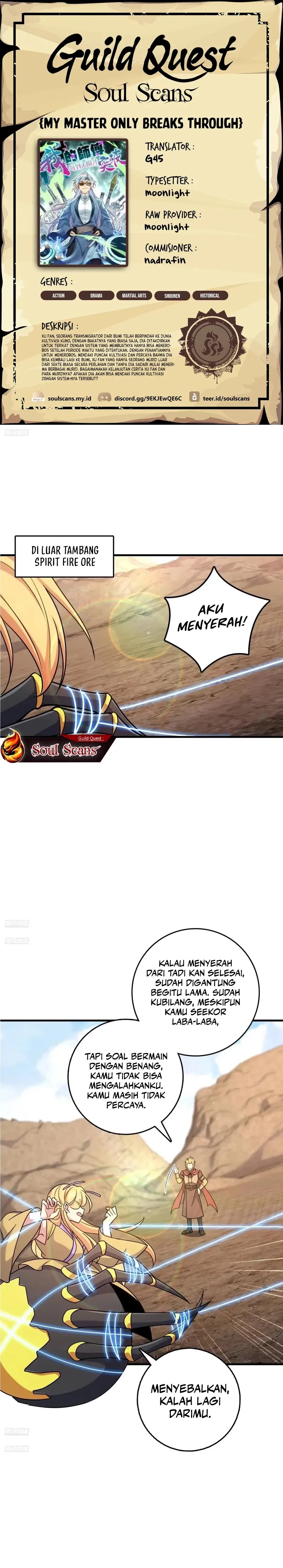 My Master Only Breaks Through Every Time the Limit Is Reached Chapter 164 Bahasa Indonesia